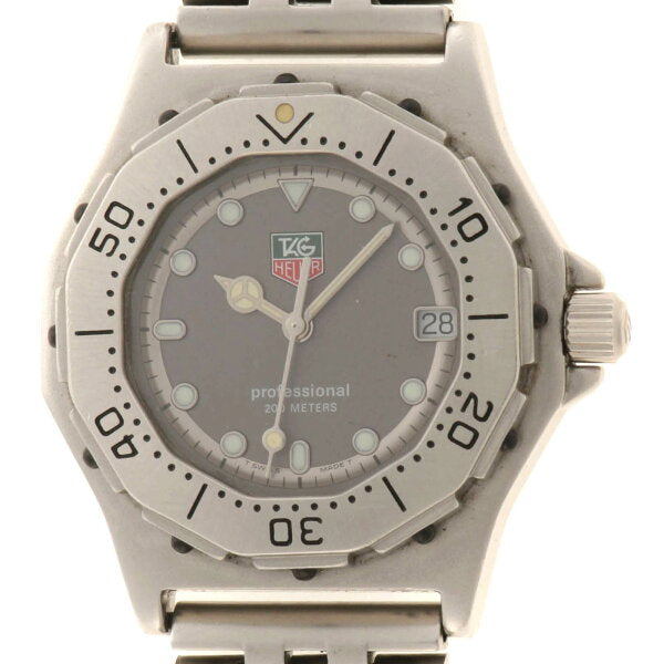 Japanese Vintage Watch | TAG HEUER Professional 3000 Series [205] 932.213 Watch Stainless Steel Gray Unisex [Used]
