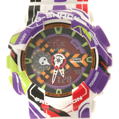 Japanese Anime Figure | CASIO G-SHOCK ANALOG-DIGITAL Evangelion collaboration GA-110EVA30-7AJR wristwatch resin/SS digital dial quartz men's [used] 473