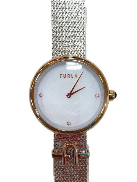Japanese Vintage Watch | [Used] FURLA◆Quartz watch/analog/stainless steel/WHT/SLV/SS/WW00022004L5 [Clothing goods, etc.]