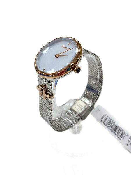 Japanese Vintage Watch | [Used] FURLA◆Quartz watch/analog/stainless steel/WHT/SLV/SS/WW00022004L5 [Clothing goods, etc.]
