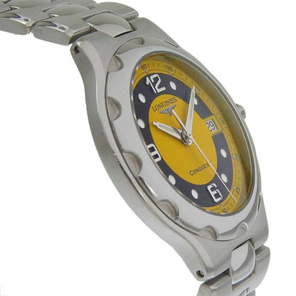 Vintage Watch from Japan | LONGINES Conquest Hanshin Tigers Model Limited to 999 pieces L1.631.4.08.6 Yellow x Black Dial SS Stainless Steel 94.2g Watch Quartz Men's Free Shipping 241001032633