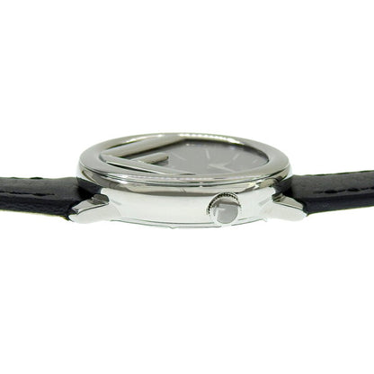 Vintage Watch from Japan | FENDI F is Fendi Runaway 28MM F710021011 Black Dial SS Stainless Steel Leather 22.4g Watch Quartz Ladies Free Shipping 241001033835