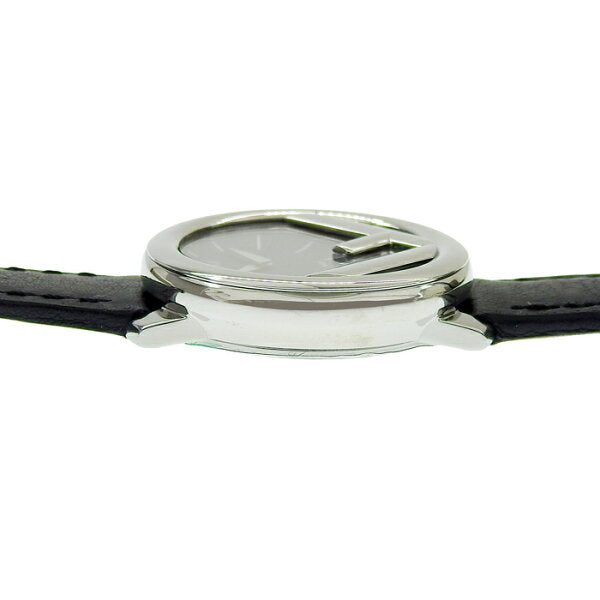 Vintage Watch from Japan | FENDI F is Fendi Runaway 28MM F710021011 Black Dial SS Stainless Steel Leather 22.4g Watch Quartz Ladies Free Shipping 241001033835