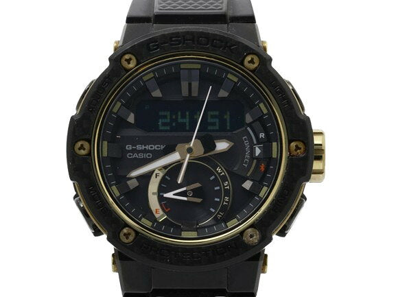 Japanese Vintage Watch | CASIO Casio Watch G-SHOCK G-STEEL GST-B200X-1A9JF Black Carbon Stainless Steel Resin Men's Bluetooth Solar Ana-Digi [Genuine Guaranteed] [Used]