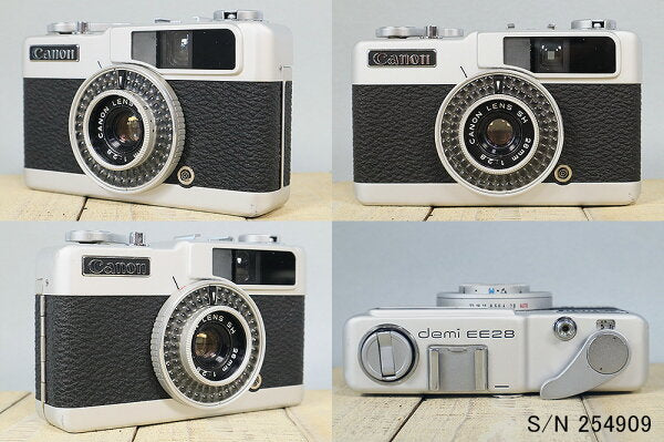 Japanese Vintage Camera | [Refurbished] [With warranty] Canon demi EE28 S/N 254909 (set with case and film) Used camera Film camera Film camera [Used]