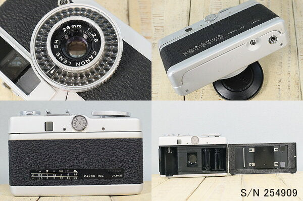 Japanese Vintage Camera | [Refurbished] [With warranty] Canon demi EE28 S/N 254909 (set with case and film) Used camera Film camera Film camera [Used]