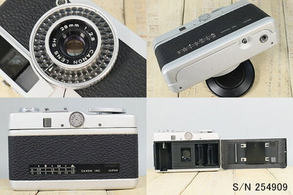 Japanese Vintage Camera | [Refurbished] [With warranty] Canon demi EE28 S/N 254909 (set with case and film) Used camera Film camera Film camera [Used]