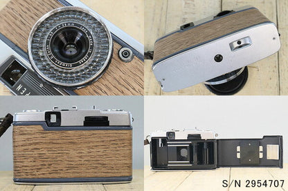 Japanese Vintage Camera | [Refurbished] [With warranty] Olympus OLYMPUS PEN EE-2 Natural wood finish S/N 2954707 (set with case and film) Film camera Film camera [Used]