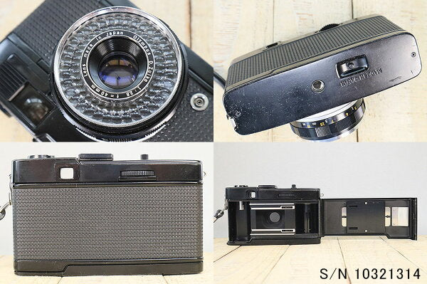 Japanese Vintage Camera | [Refurbished] [With warranty] Olympus OLYMPUS TRIP 35 Black S/N 489650 (Set with case and film) Film camera Film camera [Used]