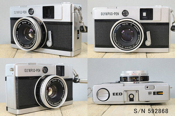 Japanese Vintage Camera | [Refurbished] [With warranty] Olympus OLYMPUS PEN EED S/N 592868 (set with case and film) Film camera Film camera [Used]