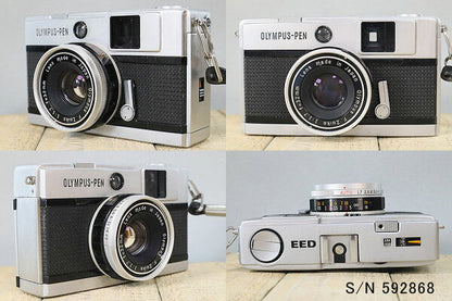 Japanese Vintage Camera | [Refurbished] [With warranty] Olympus OLYMPUS PEN EED S/N 592868 (set with case and film) Film camera Film camera [Used]