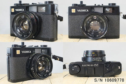 Japanese Vintage Camera | [Refurbished] [With warranty] YASHICA YASHICA ELECTRO 35CC S/N 10609778 (set with case and film) Film camera Film camera [Used]