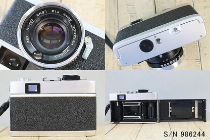 Japanese Vintage Camera | [Refurbished] [With warranty] Konica KONICA C35 FD S/N 295757 (set with case and film) Film camera Film camera [Used]