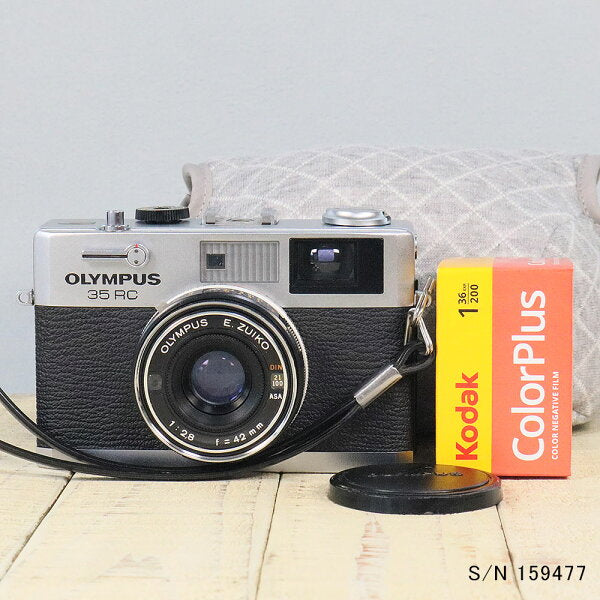Japanese Vintage Camera | [Refurbished] [With warranty] Olympus OLYMPUS 35 RC S/N 159477 (set with case and film) Film camera Film camera [Used]