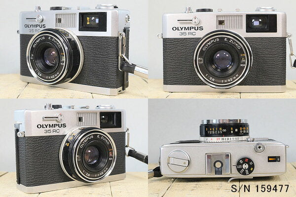 Japanese Vintage Camera | [Refurbished] [With warranty] Olympus OLYMPUS 35 RC S/N 159477 (set with case and film) Film camera Film camera [Used]