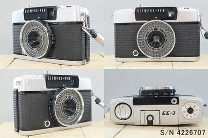Japanese Vintage Camera | [Refurbished] [With warranty] Olympus OLYMPUS PEN EE-3 S/N 4226707 (set with case and film) Film camera Film camera [Used]