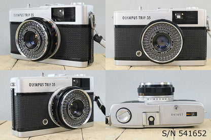 Japanese Vintage Camera | [Refurbished] [With warranty] Olympus OLYMPUS TRIP 35 S/N 541652 (set with case and film) Film camera Film camera [Used]