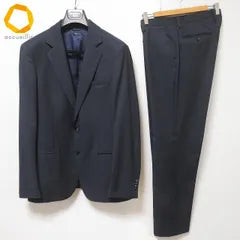 #anc Giorgio Armani Single Suit 52 Dark Blue S2B SOHO Made in Italy with Hanger Men's