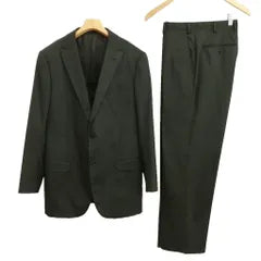 Armani COLLEZIONI Metropolitan Striped Single 2B Suit Setup Jacket Slacks 48 Charcoal