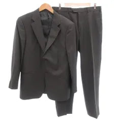 Armani COLLEZIONI Suit Setup Single Business Jacket Pants Wool 50 Gray /FF ■GY62