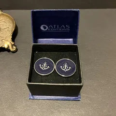 {British Vintage} British EDITIONS ATLAS Anchor Classic Cufflinks