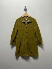 Burberry Kids TARGET Olive Corduroy Shirt Dress 8y