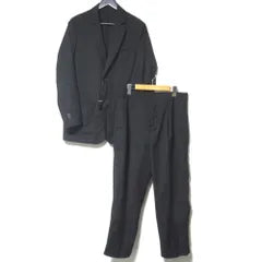 Good Condition 24AW EMPORIO ARMANI Tailored Jacket + Slacks Pants Suit Setup 46 Black Men's Old Clothes Used USED