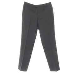 Armani COLLEZIONI Wool Pinstripe Dress Slacks Pants Gray x White