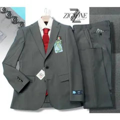 New 86,000 yen Available at major department stores Spring/summer "ZIGNONE Italian fabric" wool chambray suit AB7 gray (H) 1618401