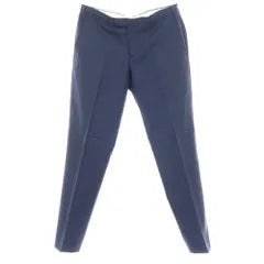 Emporio Armani Wool Check Dress Slacks Pants Navy