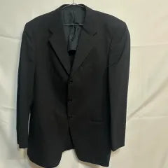 ARMANI COLLEZIONI Black Suit Jacket 52/18(XL)