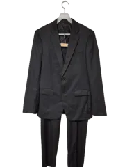 Theory Homme Genuine Loro Piana Men's Striped Suit Top and Bottom Set Jacket Pants 95 31