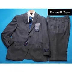 New 173,000 yen Available at major department stores Spring/summer "Ermenegildo Zegna COOL EFFECT" 100% wool striped suit A8 gray (H) 1511261