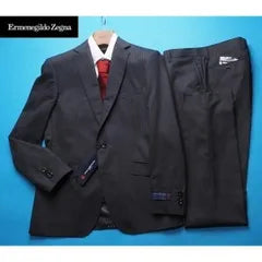 New item 173,000 yen Available at major department stores Spring/summer "Ermenegildo Zegna COOL EFFECT Italian fabric" 100% wool striped suit YA7 dark gray (H) 1504651
