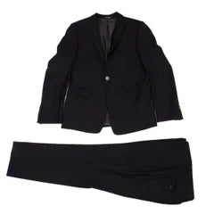 Emporio Armani EMPORIO ARMANI Glossy Wool Setup Suit Navy 46