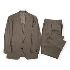 80s 90s COMME CA DU MODE MEN COMME CA DU MODE MEN COMME CA DU MODE MEN Setup Striped Suit M/Gray/Men's/Vintage