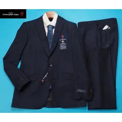 New item 173,000 yen Available at major department stores Spring/summer "Ermenegildo Zegna TROPICAL Italian fabric" 100% wool striped suit YA7 navy blue (B) 1507671