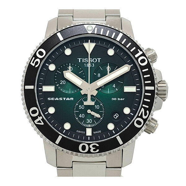 Japanese Vintage Watch | Tissot Seastar 1000 Chronograph T120.417.11.091.01 Quartz Stainless Steel Men's TISSOT [Used] [Watch]