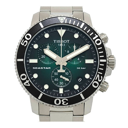 Japanese Vintage Watch | Tissot Seastar 1000 Chronograph T120.417.11.091.01 Quartz Stainless Steel Men's TISSOT [Used] [Watch]