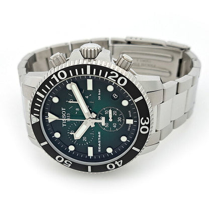Japanese Vintage Watch | Tissot Seastar 1000 Chronograph T120.417.11.091.01 Quartz Stainless Steel Men's TISSOT [Used] [Watch]