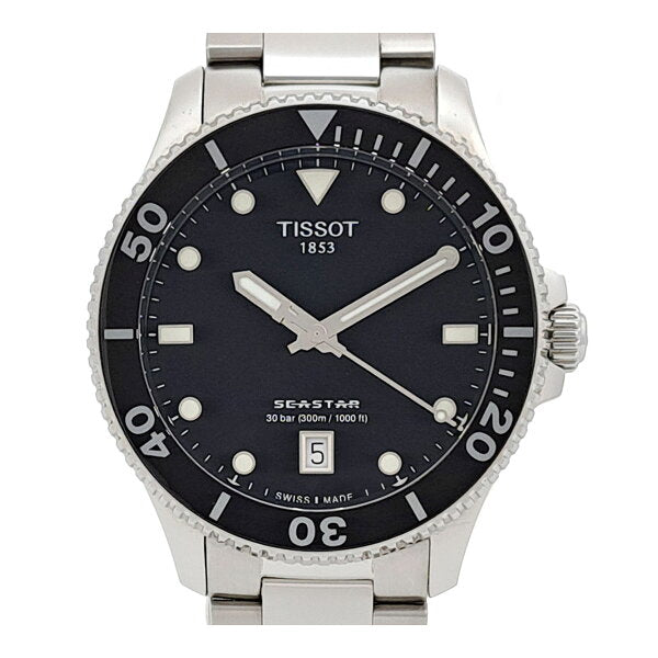 Japanese Vintage Watch | TISSOT Seastar 1000 T120410A Quartz Stainless Steel Men's TISSOT [Used] [Watch]