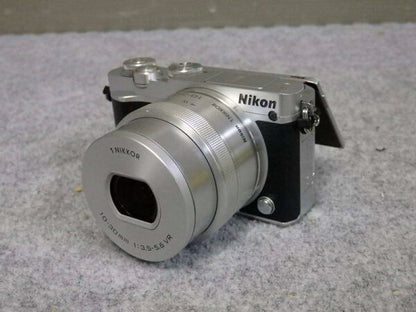 Japanese Vintage Camera | [Used] Nikon mirrorless single-lens Nikon1 J5 standard power zoom lens kit silver J5HPLKSL