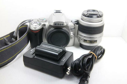 Japanese Vintage Camera | [Used] Nikon digital SLR camera D40 lens kit silver D40SLK