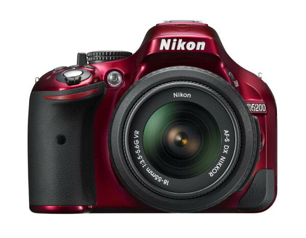 Japanese Vintage Camera | [Used] Nikon digital SLR camera D5200 lens kit AF-S DX NIKKOR 18-55mm f/3.5-5.6G VR included Red D5200LKRD