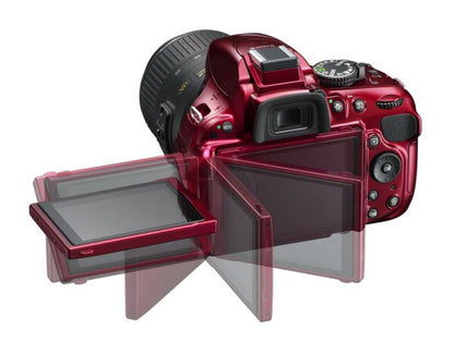 Japanese Vintage Camera | [Used] Nikon digital SLR camera D5200 lens kit AF-S DX NIKKOR 18-55mm f/3.5-5.6G VR included Red D5200LKRD