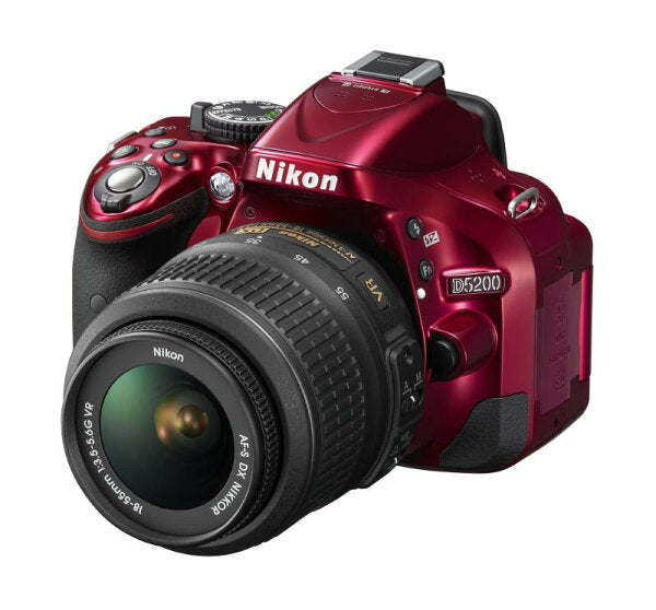 Japanese Vintage Camera | [Used] Nikon digital SLR camera D5200 lens kit AF-S DX NIKKOR 18-55mm f/3.5-5.6G VR included Red D5200LKRD