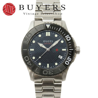 Japanese Vintage Watch | [Used] Gucci watch Sports 126.2/YA126249 G Timeless Stainless Steel Silver Black Dial Black Men's GUCCI