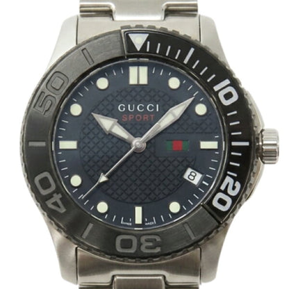 Japanese Vintage Watch | [Used] Gucci watch Sports 126.2/YA126249 G Timeless Stainless Steel Silver Black Dial Black Men's GUCCI