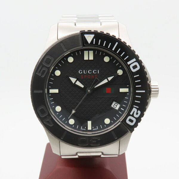 Japanese Vintage Watch | [Used] Gucci watch Sports 126.2/YA126249 G Timeless Stainless Steel Silver Black Dial Black Men's GUCCI
