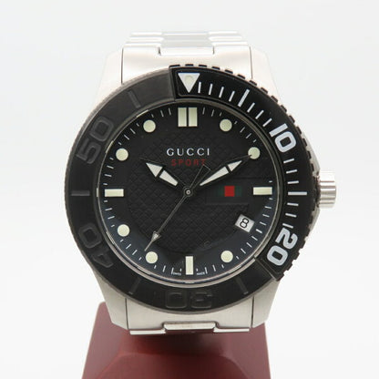 Japanese Vintage Watch | [Used] Gucci watch Sports 126.2/YA126249 G Timeless Stainless Steel Silver Black Dial Black Men's GUCCI